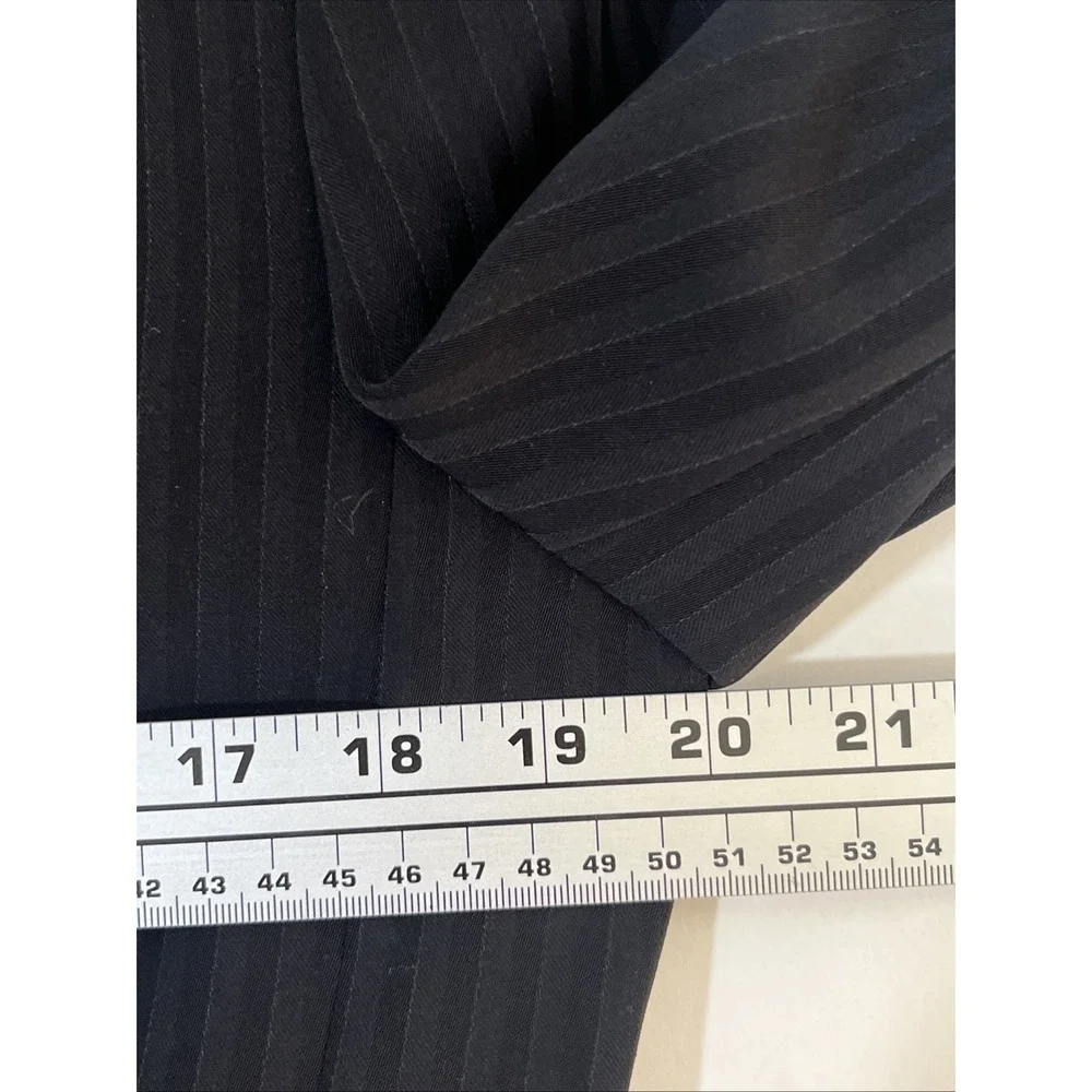 Tahari Arthur S. Levine Women's Black One-Button Blazer, Lined, Size 14